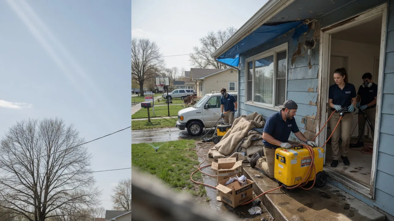 Basement Flood Cleanup in White Lake, SD near me